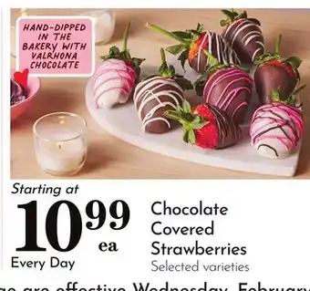 Pavilions Chocolate Covered Strawberries offer