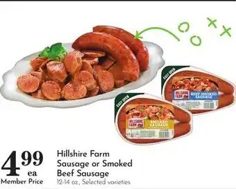 Pavilions Hillshire Farm Sausage or Smoked Beef Sausage offer