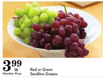 Pavilions Red or Green Seedless Grapes offer