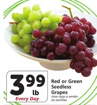 Vons Red or Green Seedless Grapes offer