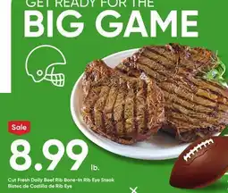 Stater Bros Beef Rib Bone-In Rib Eye Steak offer