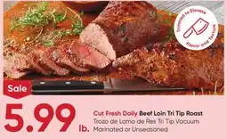 Stater Bros Cut Fresh Daily Beef Loin Tri Tip Roast offer