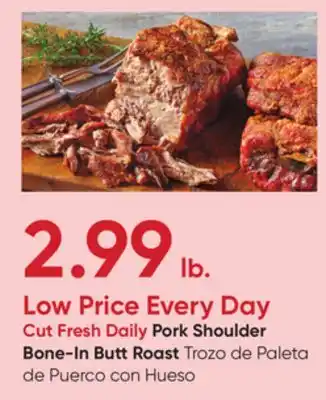 Stater Bros Pork Shoulder Bone-In Butt Roast offer