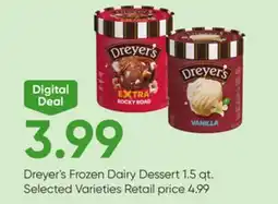 Stater Bros Dreyer's Frozen Dairy Dessert offer