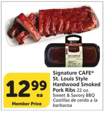 Vons Signature CAFE St. Louis Style Hardwood Smoked Pork Ribs offer