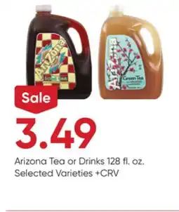 Stater Bros Arizona Tea or Drinks offer