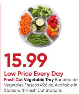 Stater Bros Fresh Cut Vegetable Tray offer