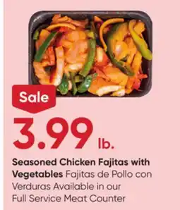 Stater Bros Seasoned Chicken Fajitas with Vegetables offer