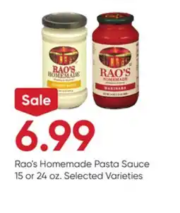 Stater Bros Rao's Homemade Pasta Sauce offer