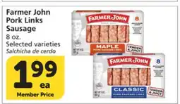 Vons Farmer John Pork Links Sausage offer