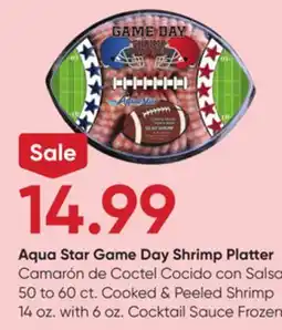 Stater Bros Aqua Star Game Day Shrimp Platter offer