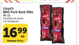 Vons Lloyd's BBQ Pork Back Ribs offer