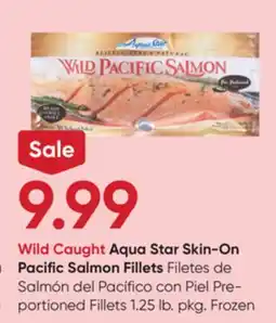 Stater Bros Wild Caught Aqua Star Skin-On Pacific Salmon Fillets offer