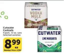 Vons Cutwater Cocktails offer