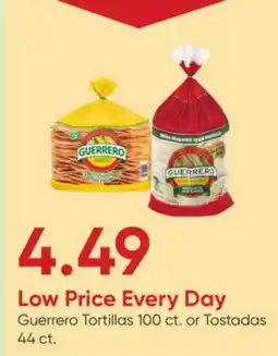 Stater Bros Guerrero Tortillas 100 ct. or Tostadas 44 ct offer