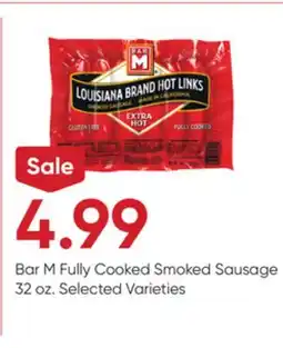 Stater Bros Bar M Fully Cooked Smoked Sausage offer