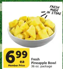 Albertsons Fresh Pineapple Bowl offer