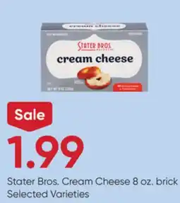 Stater Bros Stater Bros. Cream Cheese offer