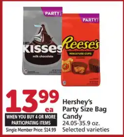 Albertsons Hershey's Party Size Bag Candy offer