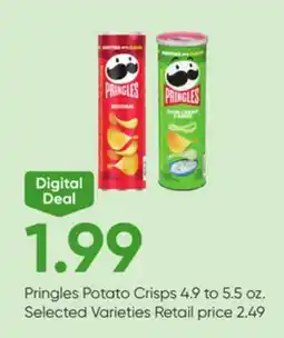 Stater Bros Pringles Potato Crisps offer