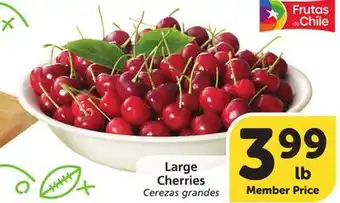 Albertsons Large Cherries offer