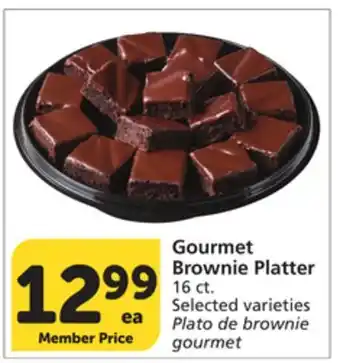 Albertsons Gourmet Brownie Platter offer