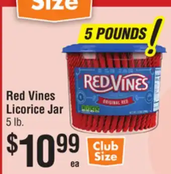 Smart & Final Red Vines Licorice Jar offer