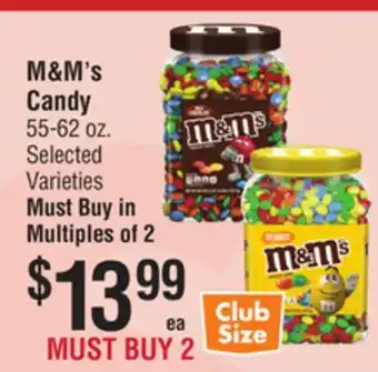 Smart & Final M&M's Candy offer