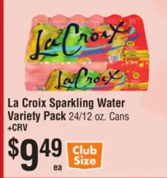 Smart & Final La Croix Sparkling Water Variety Pack offer