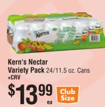 Smart & Final Kern's Nectar Variety Pack offer