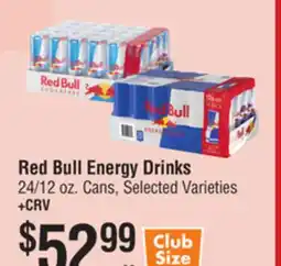 Smart & Final Red Bull Energy Drinks offer