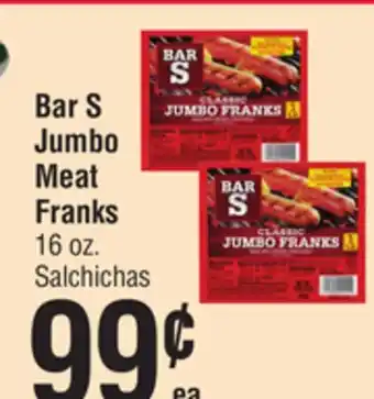 Smart & Final Bar S Jumbo Meat Franks offer