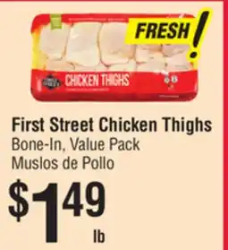 Smart & Final First Street Chicken Thighs offer