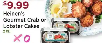 Heinen's Heinen's Gourmet Crab or Lobster Cakes offer