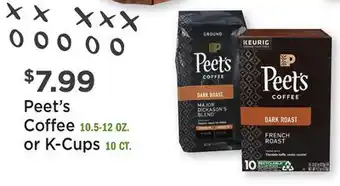 Heinen's Peet's Coffee 10.5-12 OZ. or K-Cups 10 CT offer