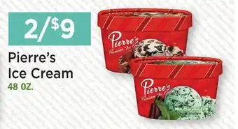 Heinen's Pierre's Ice Cream offer