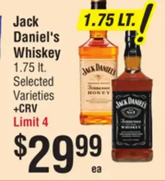 Smart & Final Jack Daniel's Whiskey offer