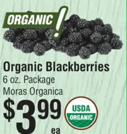 Smart & Final Organic Blackberries offer