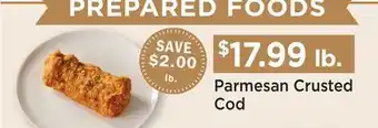 Heinen's Parmesan Crusted Cod offer