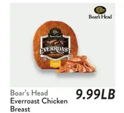 Fresh Thyme Boar's Head Everroast Chicken Breast offer