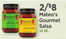 Heinen's Mateo's Gourmet Salsa offer