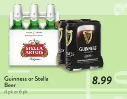 Fresh Thyme Guinness or Stella Beer offer