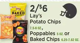 Heinen's Lay's Potato Chips 7.5-8 OZ., Poppables 5 OZ. or Baked Chips 6.25-7.62 OZ offer