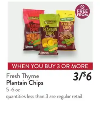 Fresh Thyme Fresh Thyme Plantain Chips offer