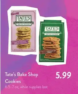 Fresh Thyme Tate's Bake Shop Cookies offer