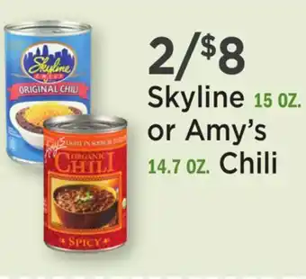 Heinen's Skyline 15 OZ. or Amy's 14.7 OZ. Chili offer