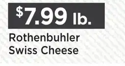 Heinen's Rothenbuhler Swiss Cheese offer