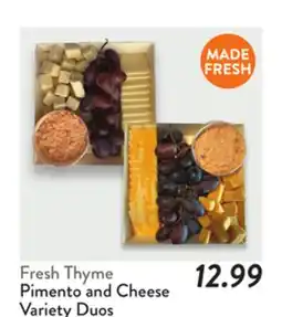 Fresh Thyme Fresh Thyme Pimento and Cheese Variety Duos offer