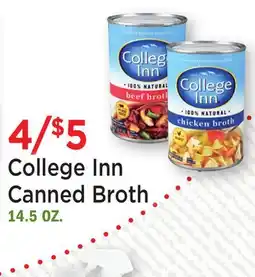 Heinen's College Inn Canned Broth offer