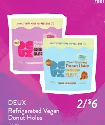 Fresh Thyme DEUX Refrigerated Vegan Donut Holes offer